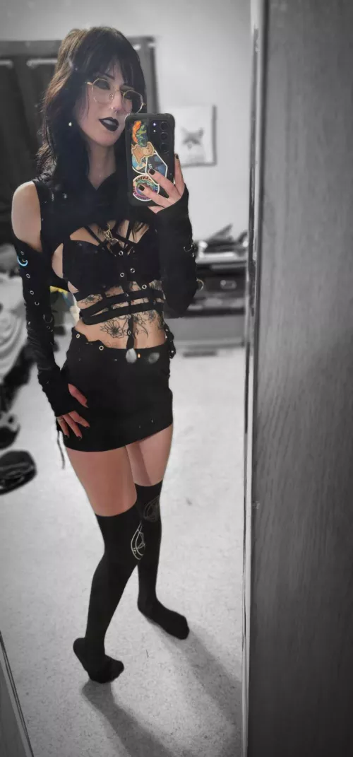 Went on a date in this outfit, no panties :p