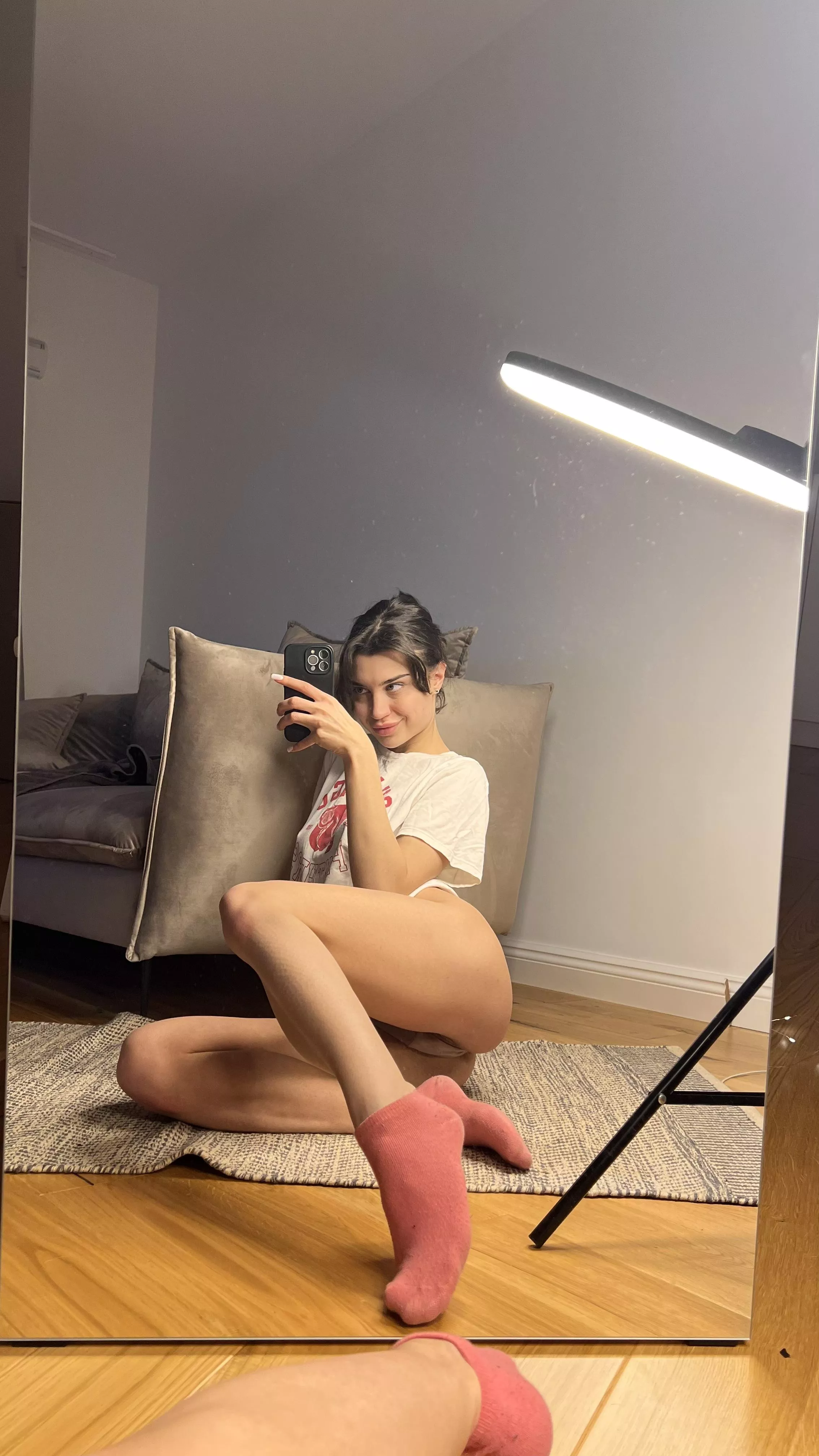 white socks are good, but pink ones are not bad [f]