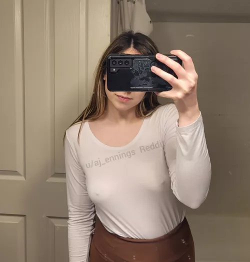 White tops are best worn braless