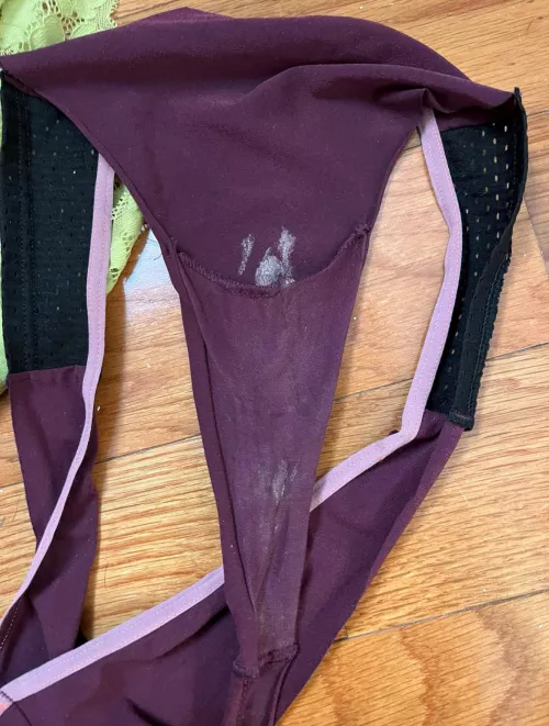 Wife’s panties after a shift at the hospital