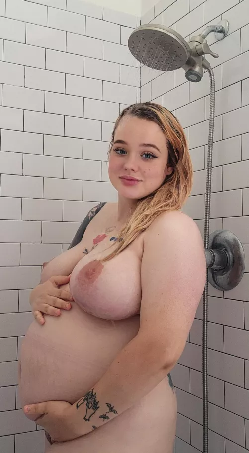 Would you fuck a girl with an extra big belly?