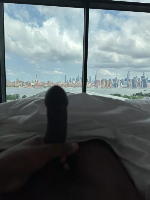 You can both enjoy the view while you suck [m]e