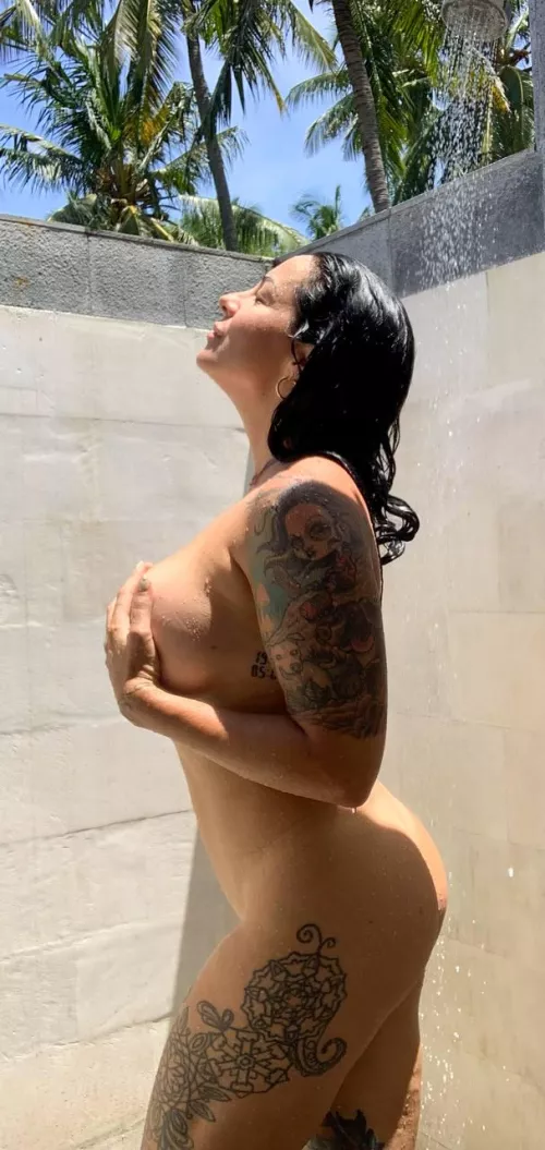 You're spying on me in the shower