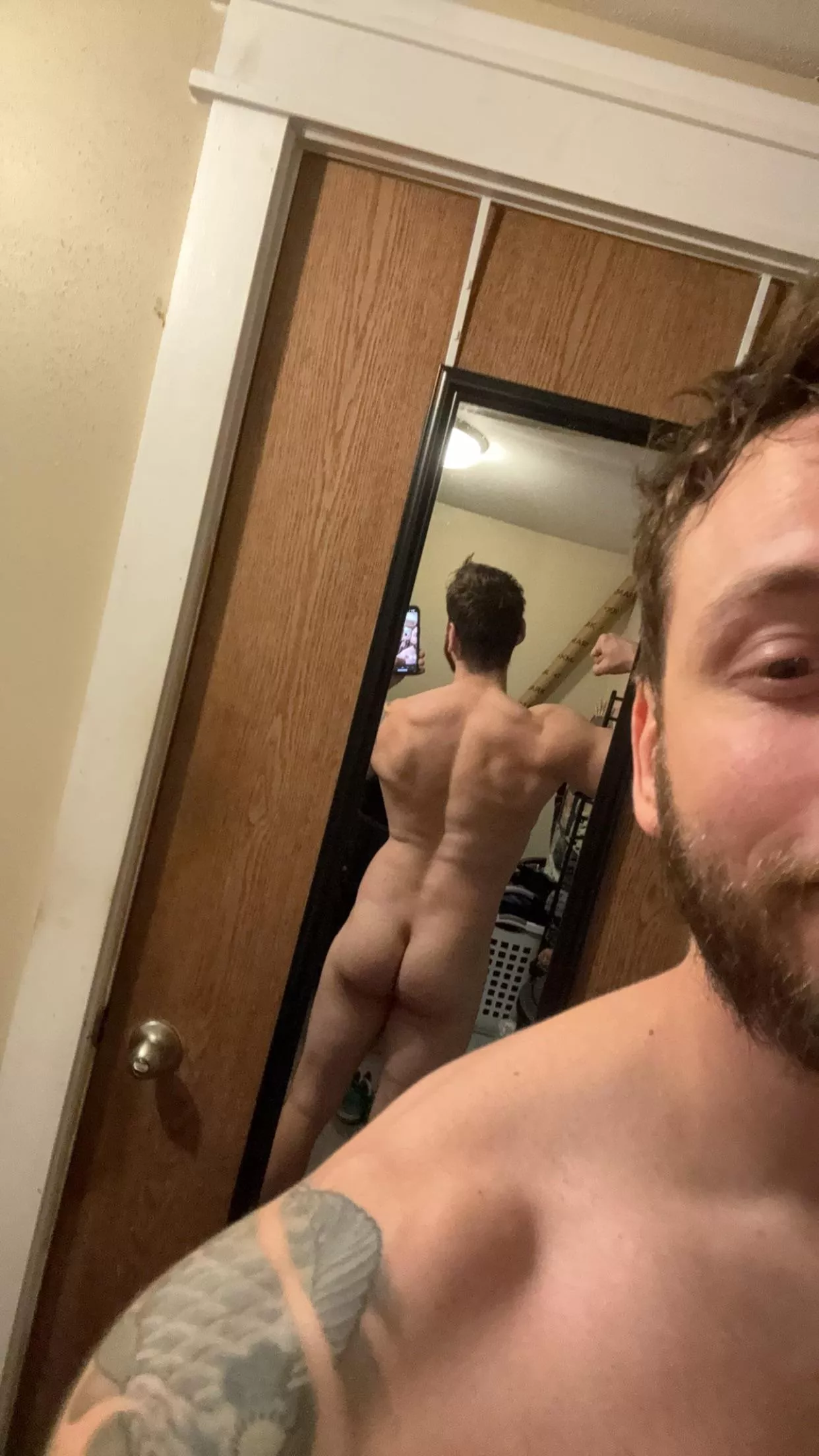 A little flex for Friday and some bed head