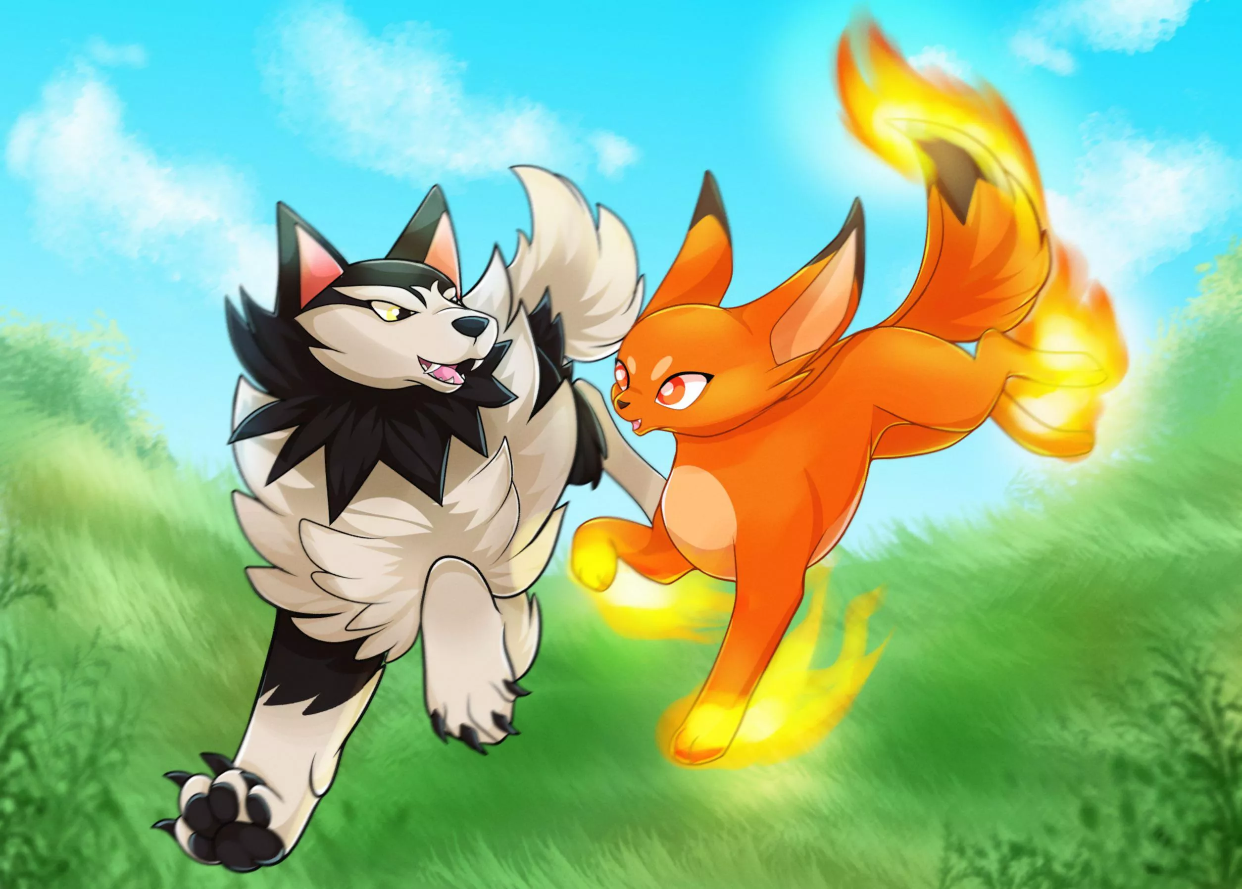 A Palworld fan art I made! 🌞