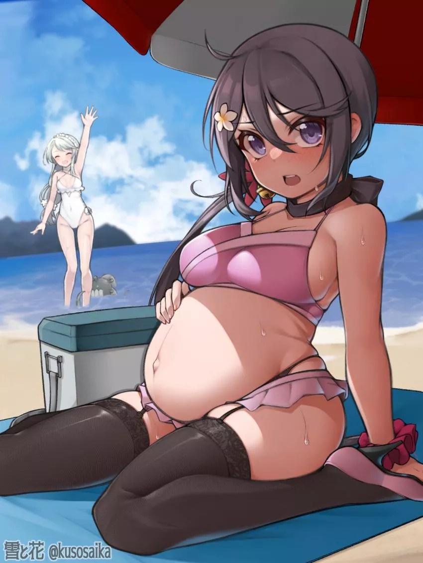 Beach babe...