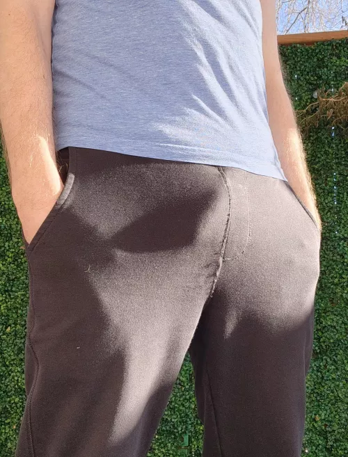 Enjoying the unseasonably warm weather today