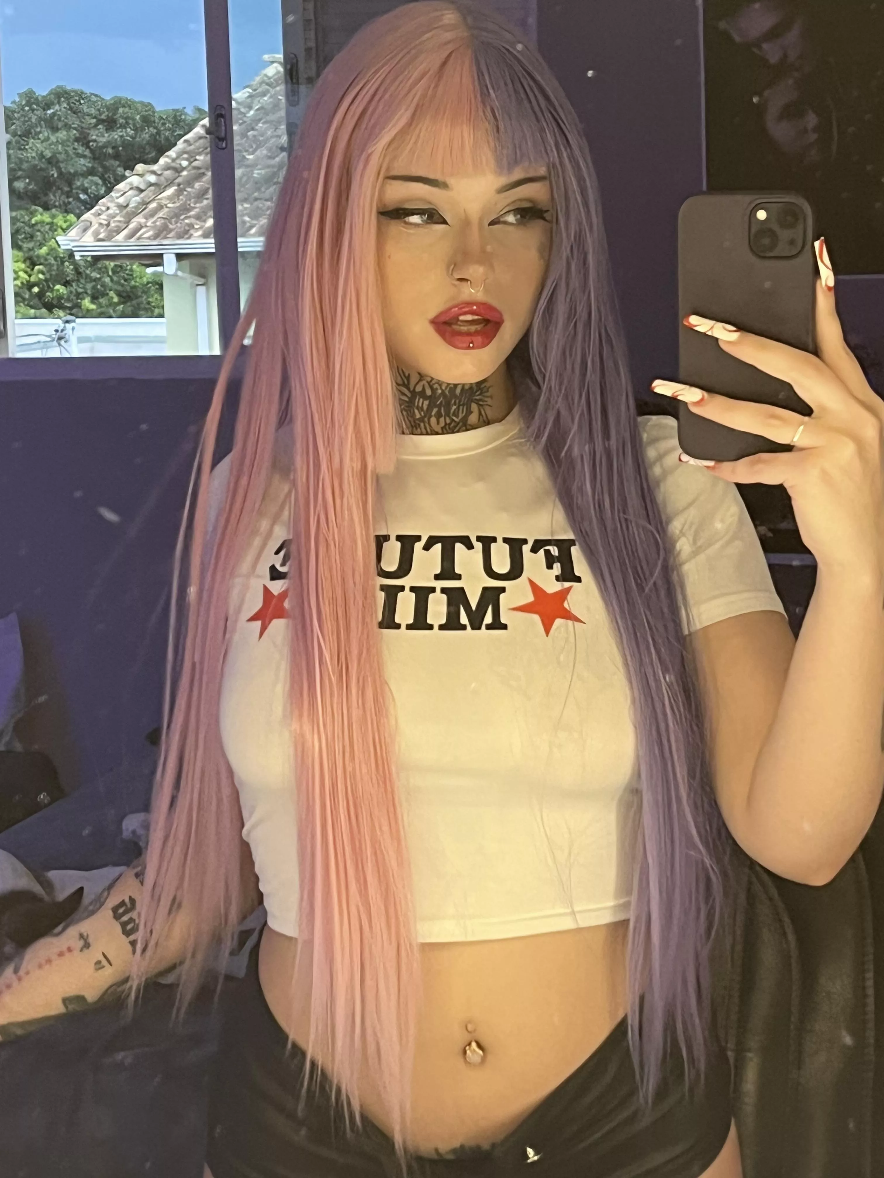 how do we feel about the half/half look