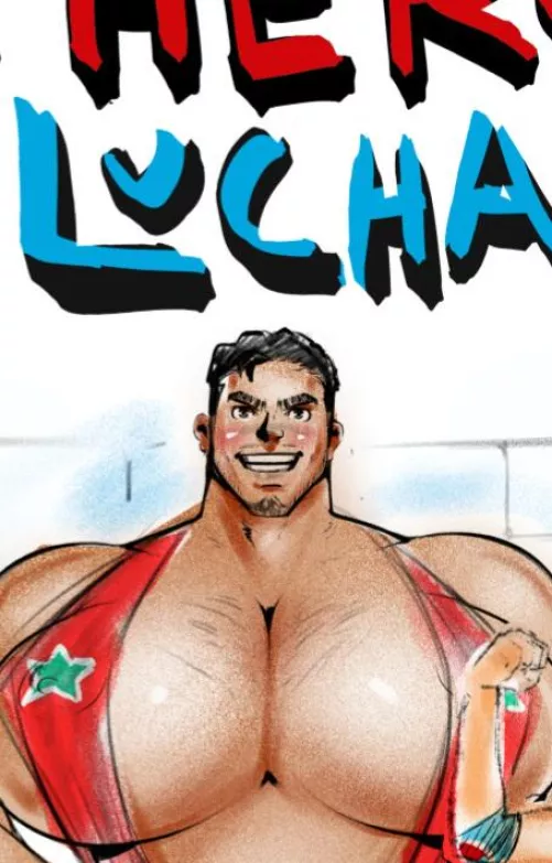 Huge pecs by Luchadork