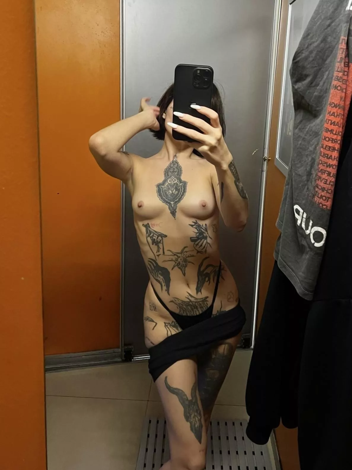 I always take photos when I change clothes, yes, I have a lot of photos