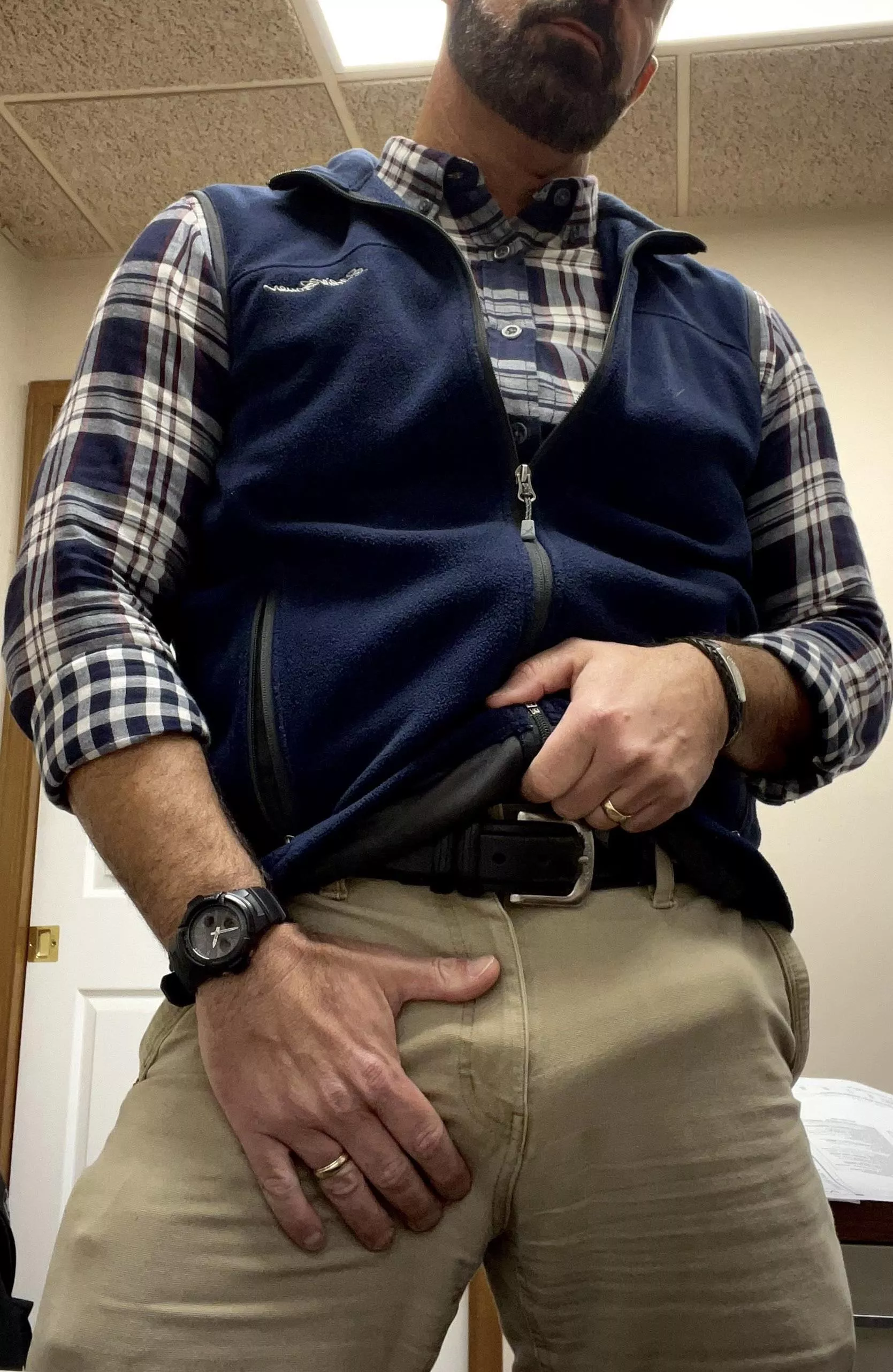 I have an important meeting today. Do you think they will notice how wrinkled my pants are? [49]