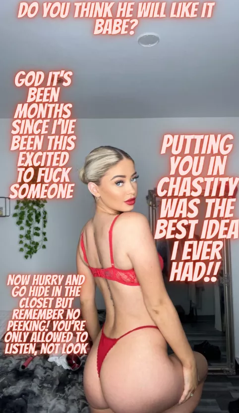 I need to be satisfied and you can't do that sorry babe! F19