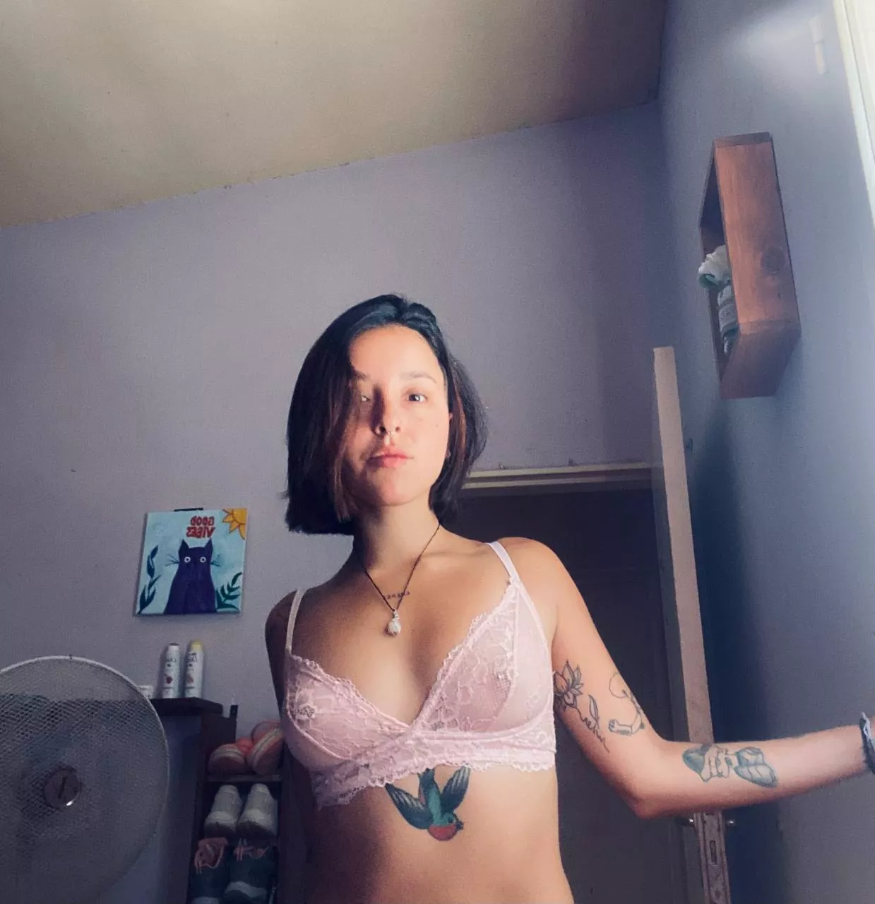 If I was your daughter's girlfriend and stayed at your house for the night, would you hold back or fuck my tight pussy daddy?🤫💖