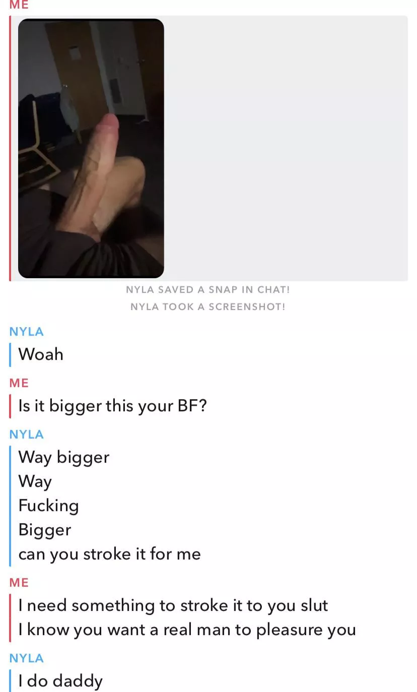 If you want your GF cock shocked send me her snap. BWC waiting. Will send reaction