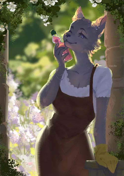 It's time to ramune💮 (art by me)