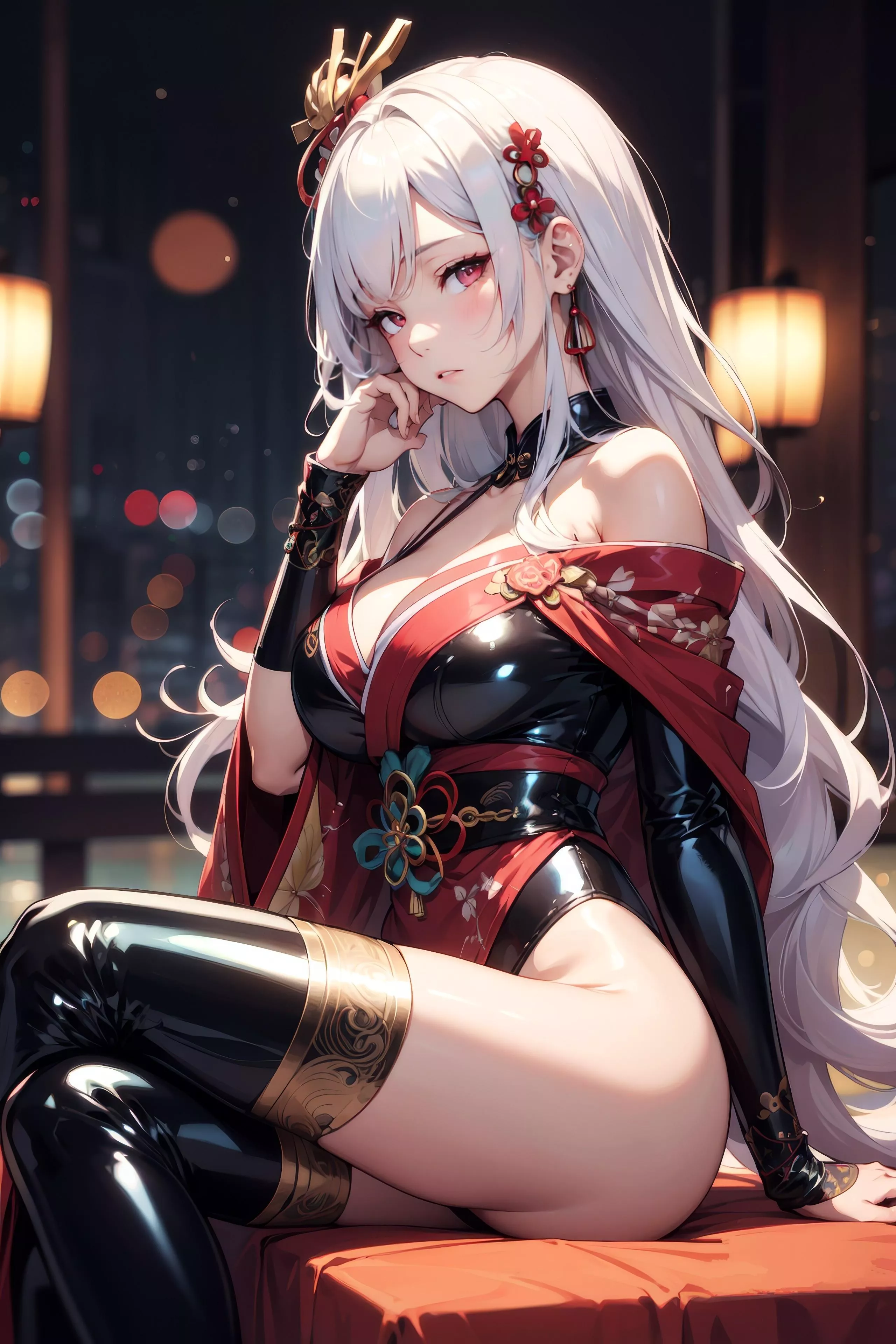 Latex Kimono