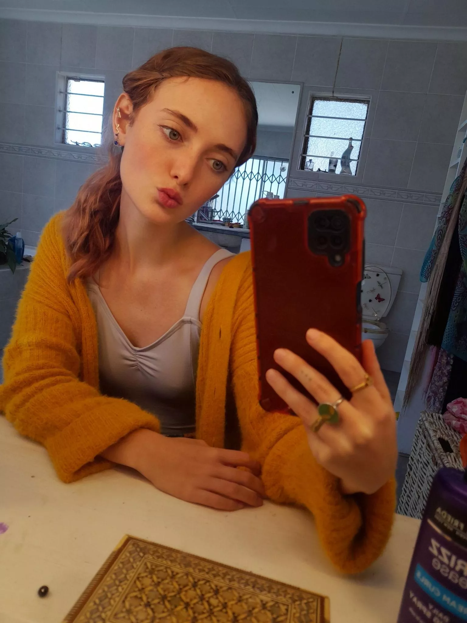 Mirror selfie game strong – capturing my sexy essence with every click. F18