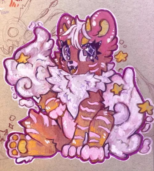 My sona Oppie! Art by me! :3