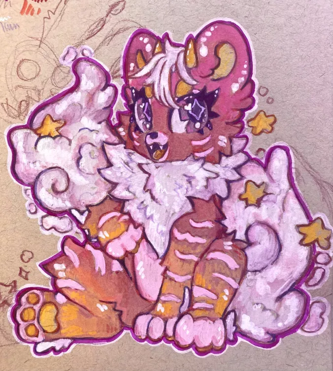 My sona Oppie! Art by me! :3