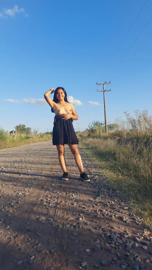 My tits look better in the sunlight