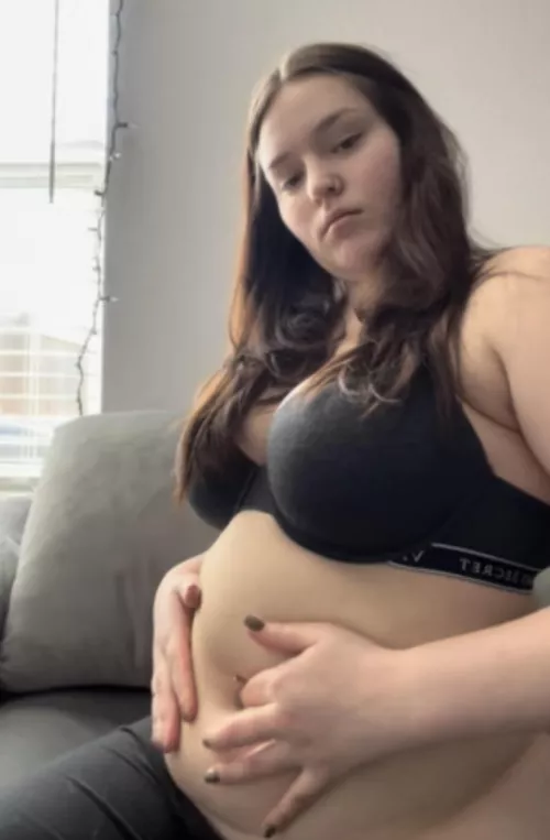 New buffet video was so fun to film! I’m so stuffed🤤🥵Pushed my limits more than ever!:)😍My belly is so big n round!😫👀😊