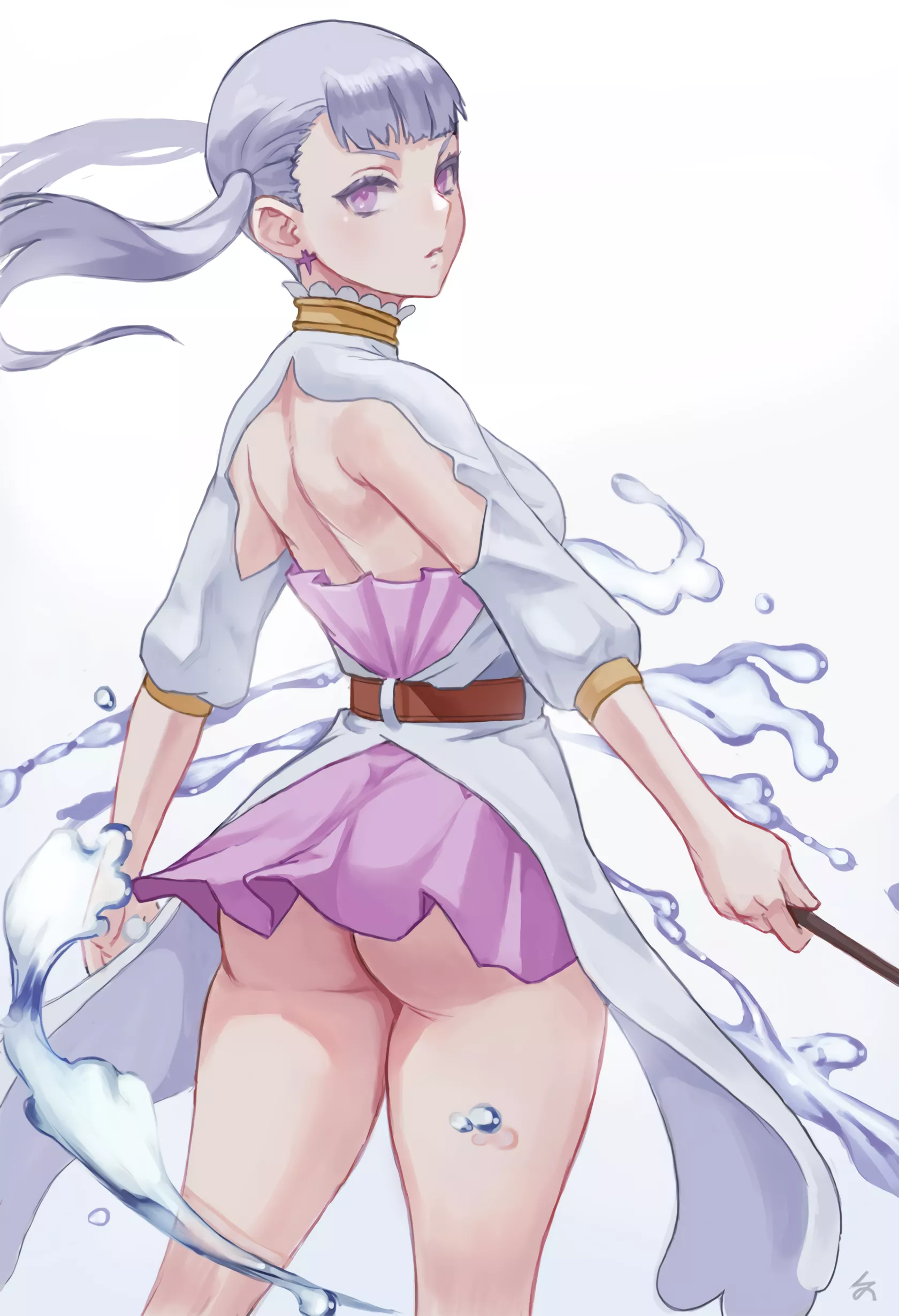 Noelle Silva upskirt (zefrableu) [Black Clover]