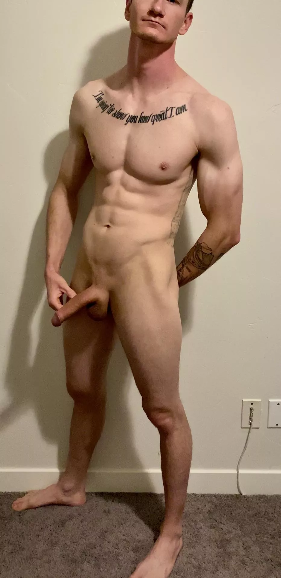 Normally I get money thrown at me to be this naked 😉