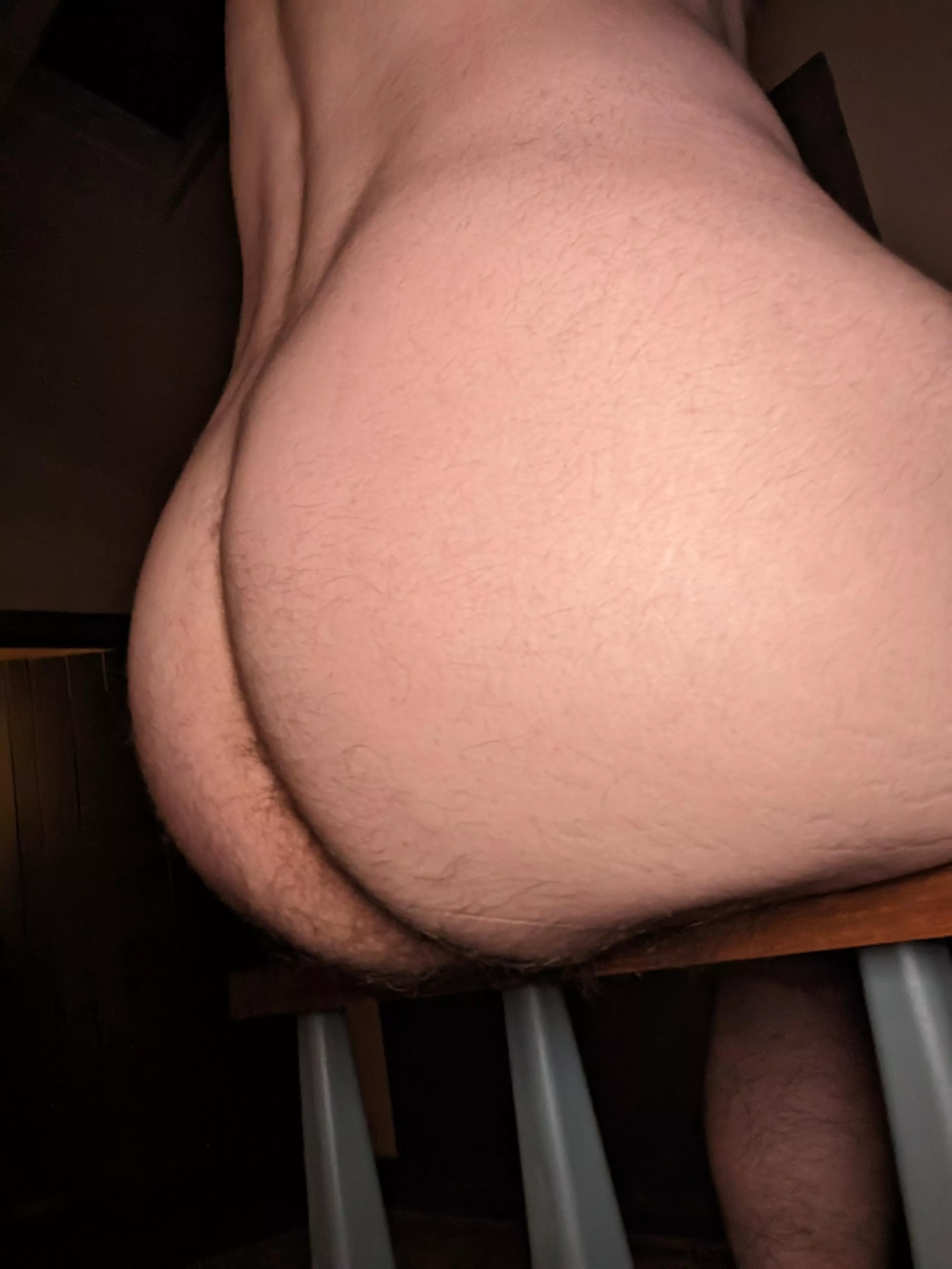 On a railing ready and waiting to be the railed
