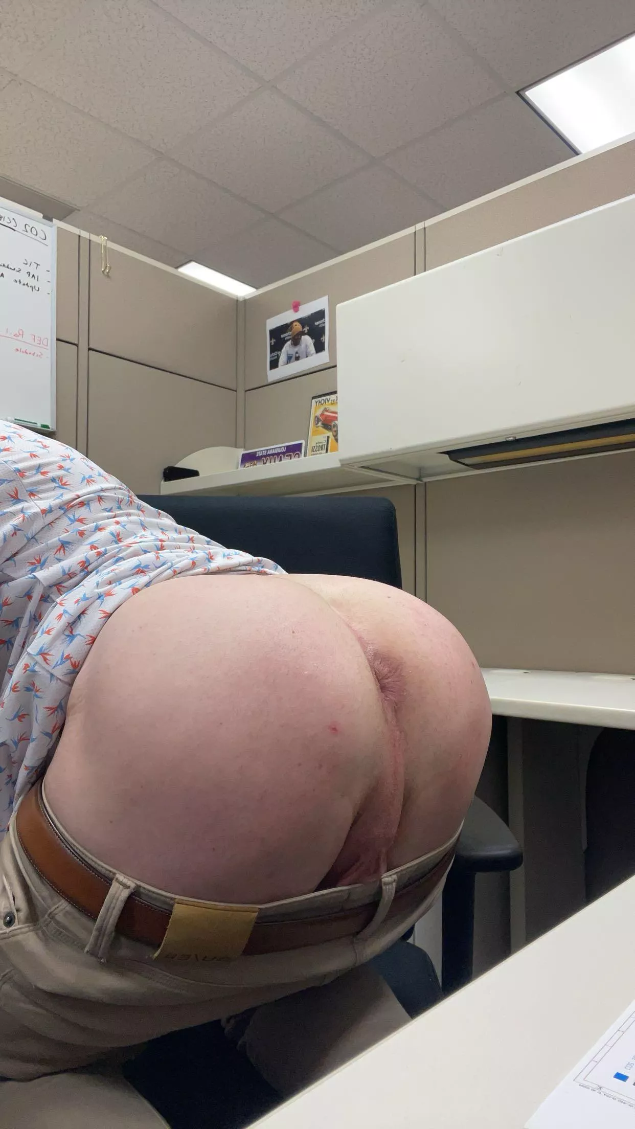 Pop by my office, I brought you some lunch..