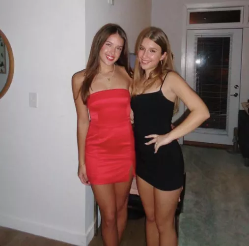 red dress or black dress? [2]