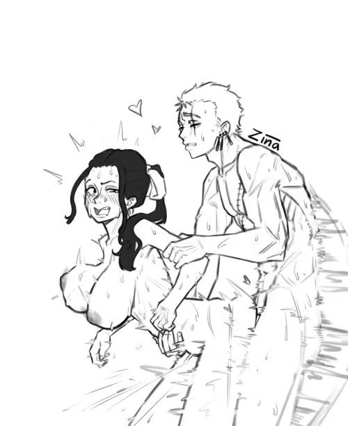 Robin x Zoro (zinaNsfw)