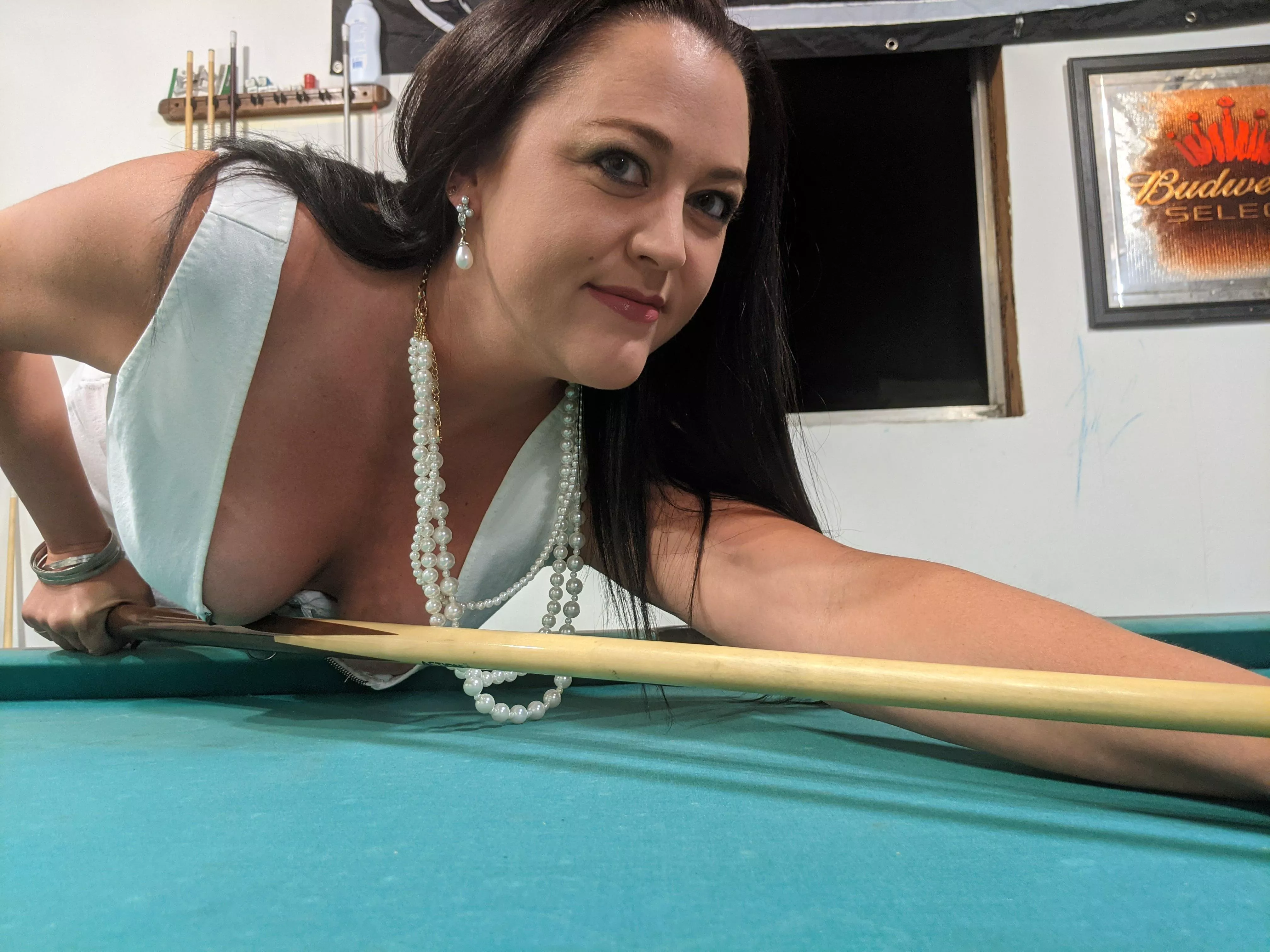 So bad at pool I can only win by trying to distract you