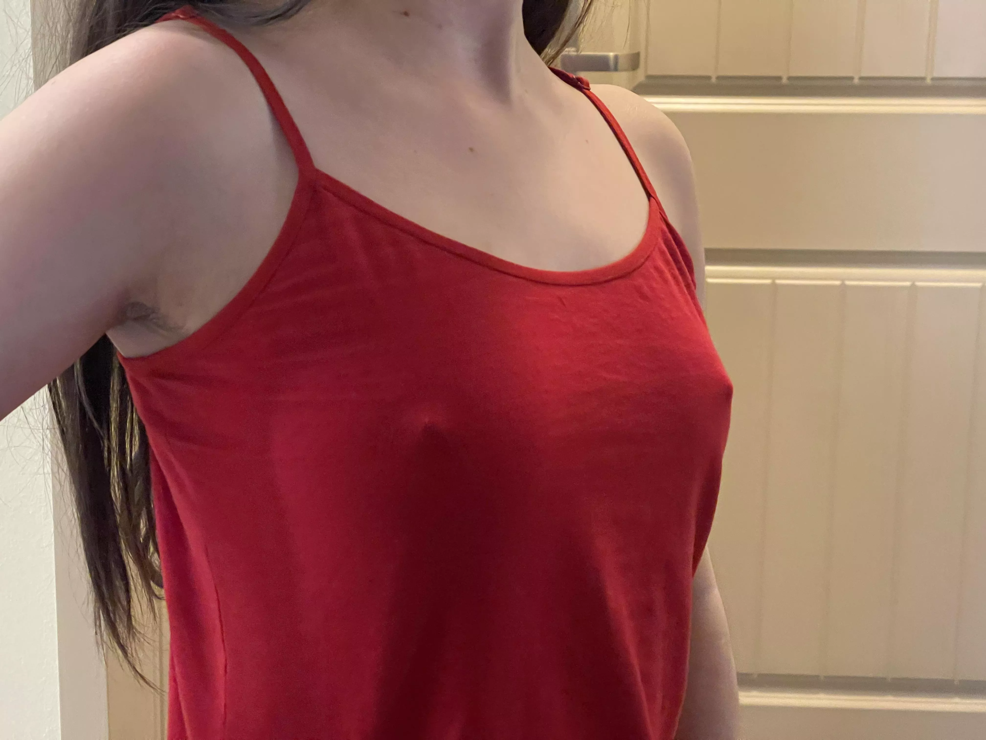 So glad I started wearing tank tops again.