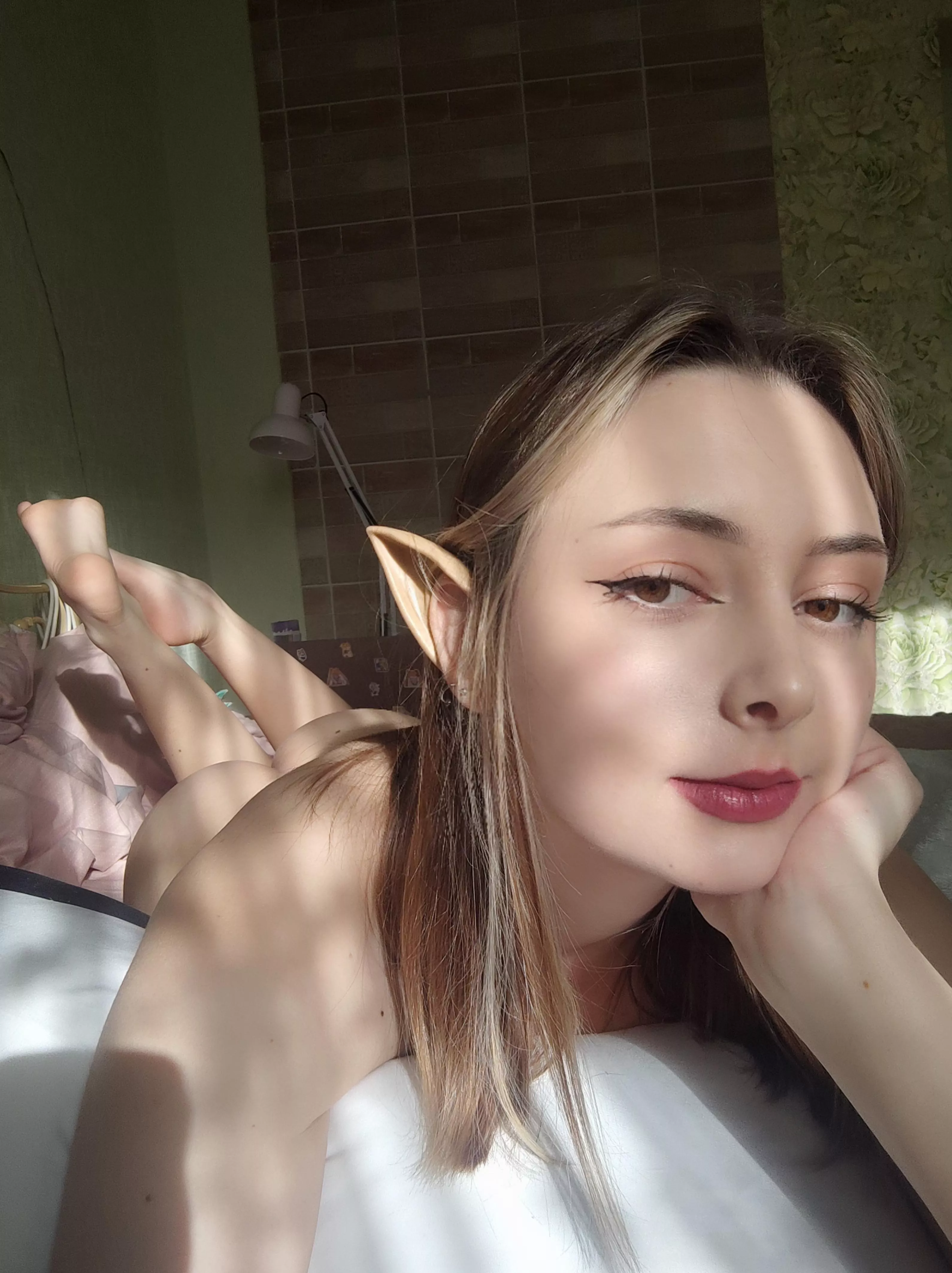 Taking my nude self shots is kind of my hobby