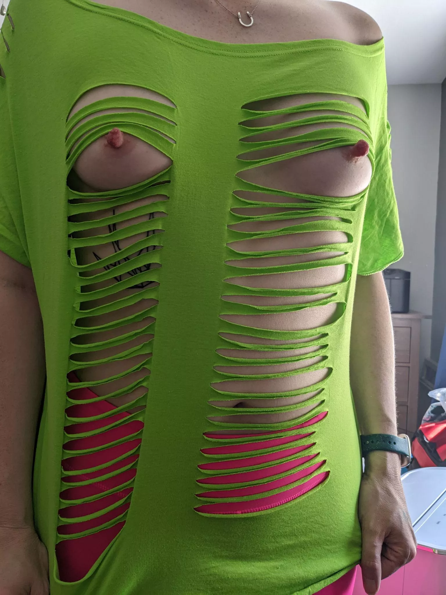 Time to go to the 80s dance party. 43 (f)