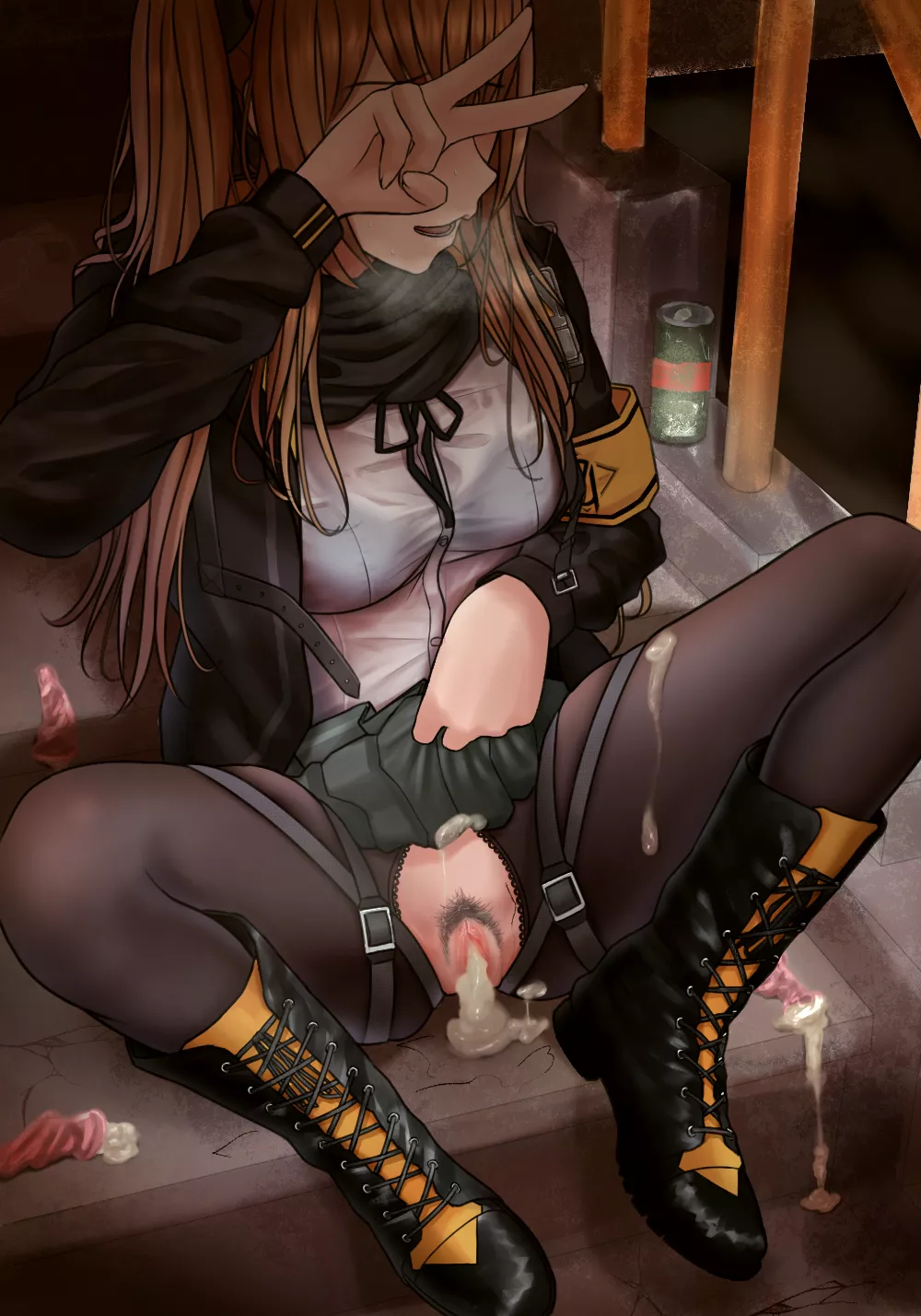 Ump9 on the steps