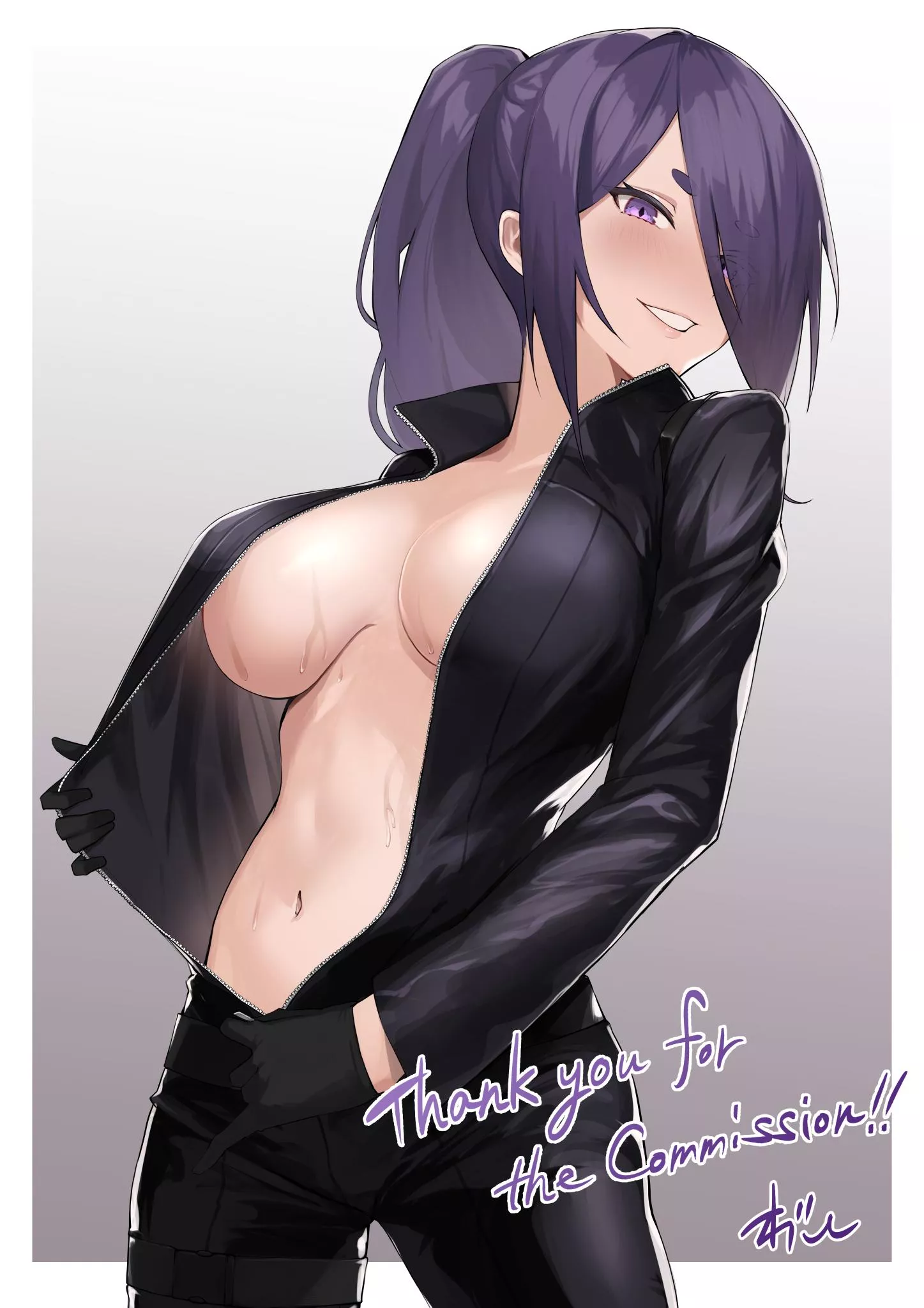 Unzipped Rider Suit