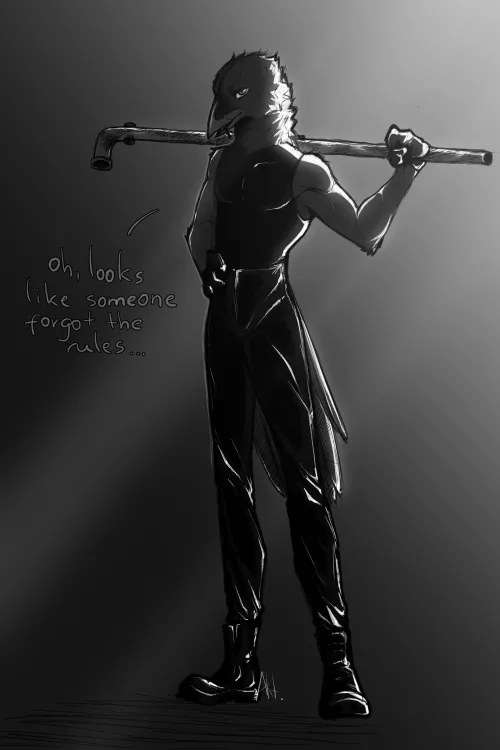 why hello there~ (oc: Dex)