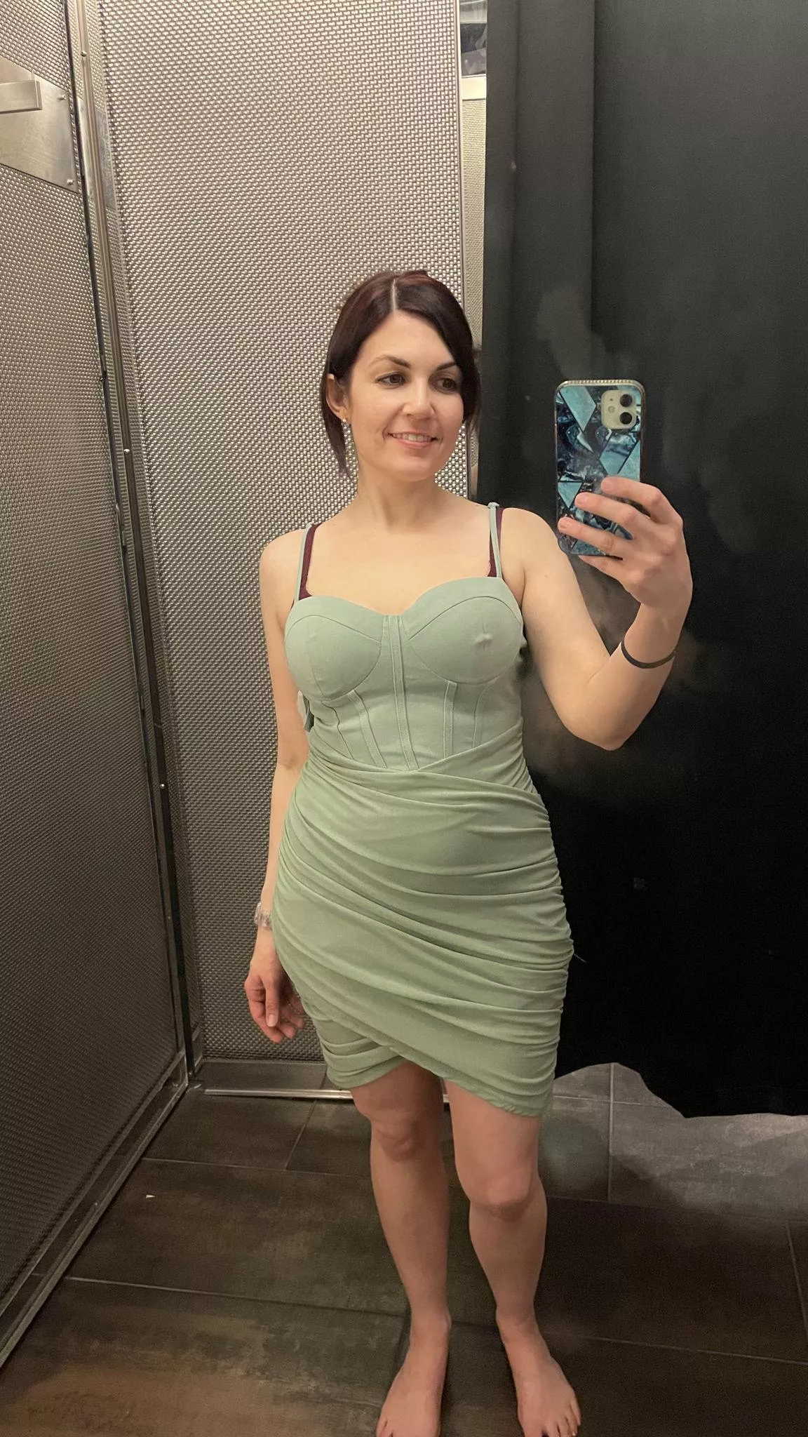 Will you help me out of this dress?