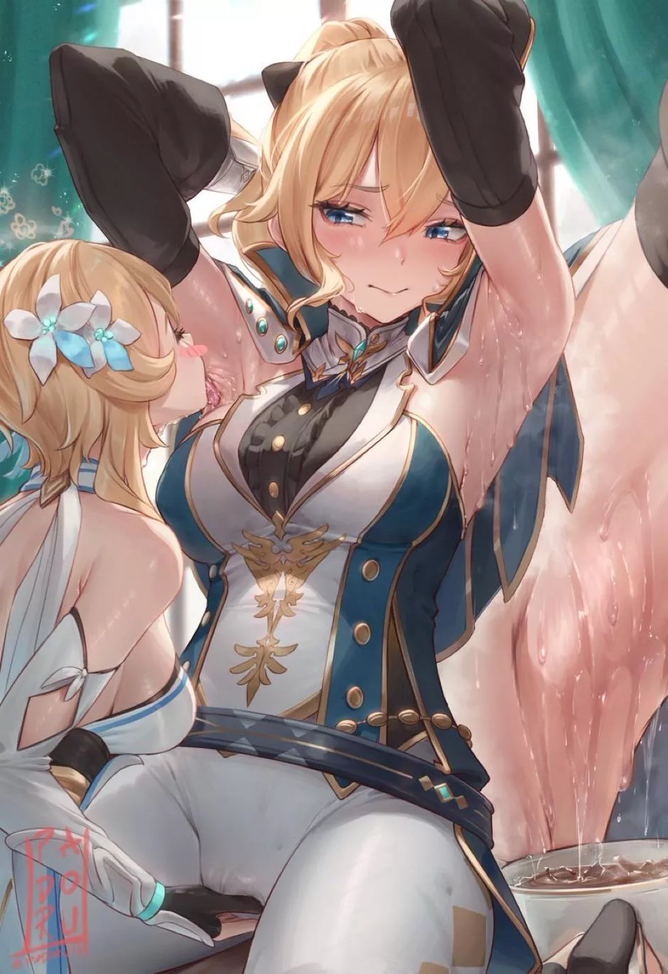 Would love to lick jean like that[Genshin impact]
