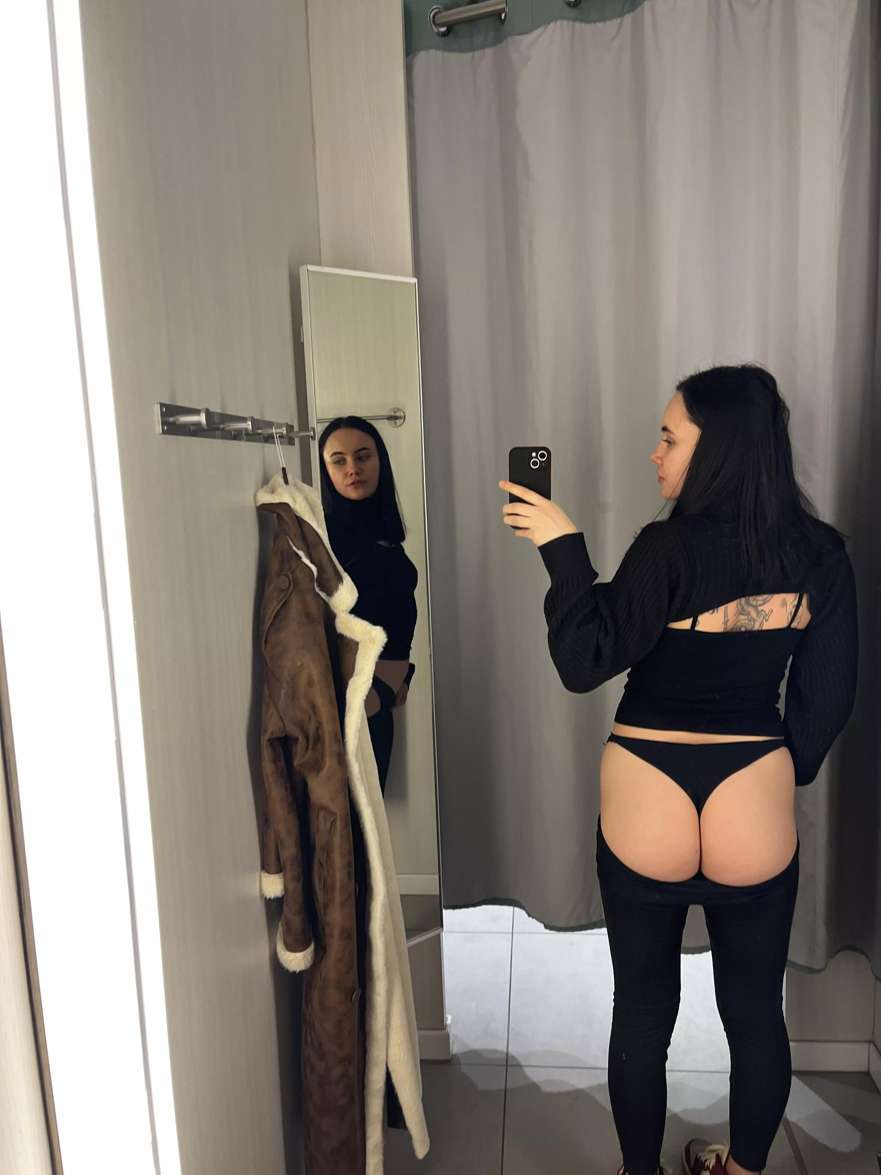 Would you be happy if you came to my changing room?