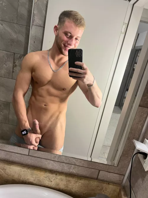 You accidentally caught me in the bathroom, what will you do next?