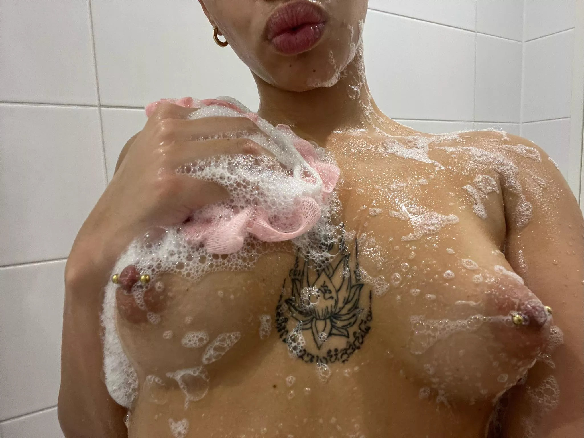 You should be the one scrubbing it.