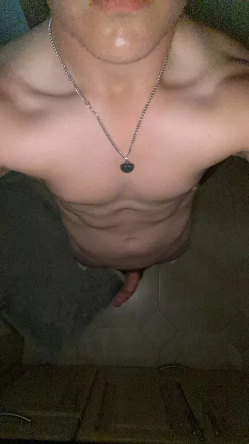 [18] Come and lick my cock and abs