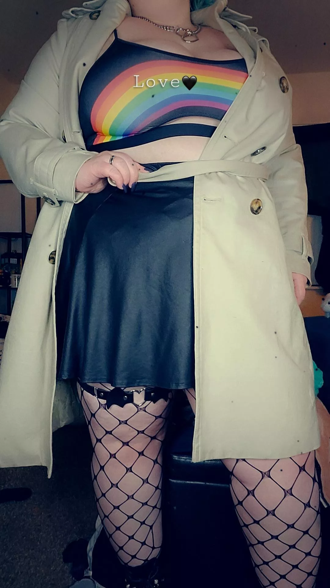 A goth hottie just showed up at your door..