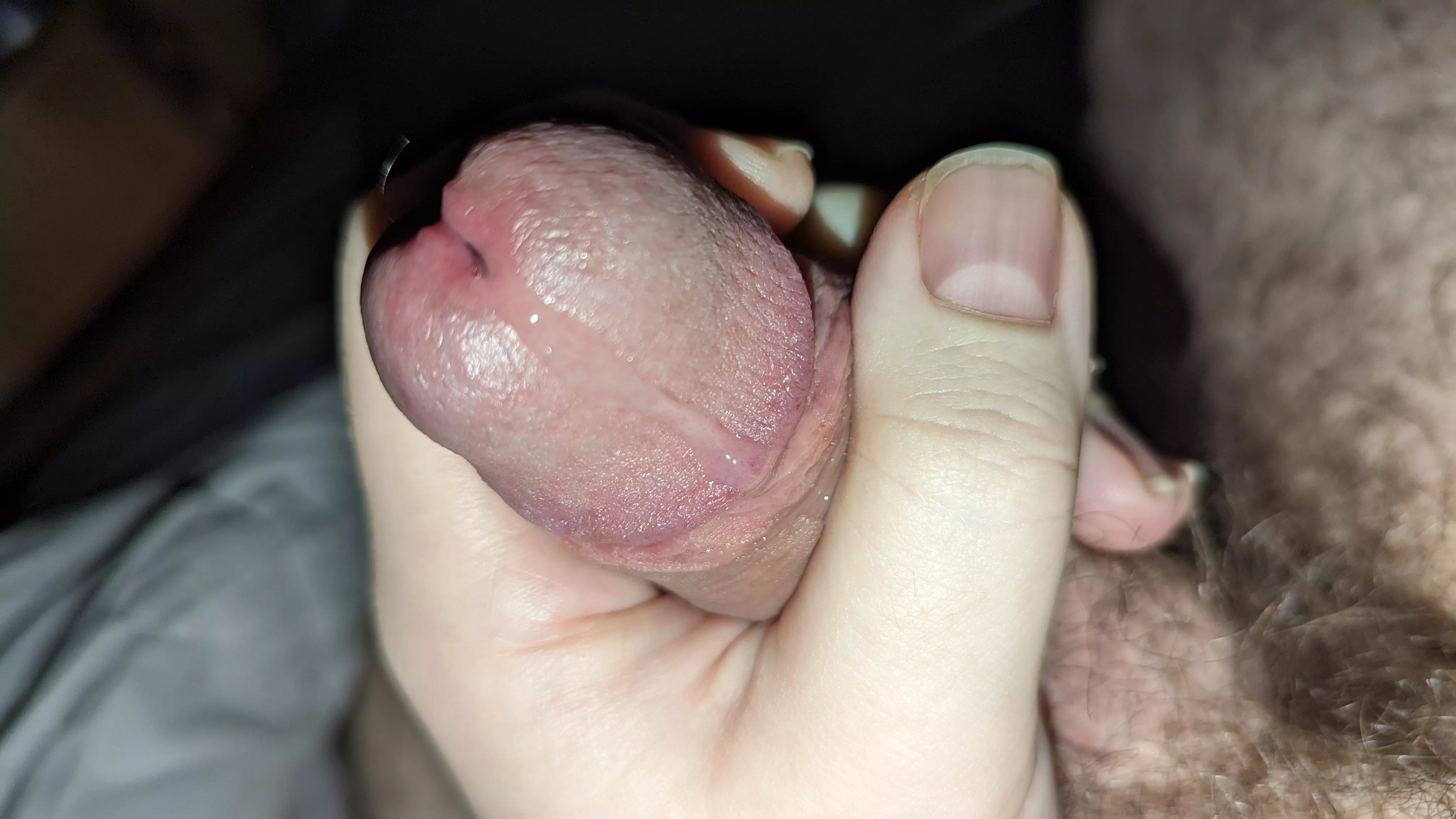 Already back to edging after waking up.