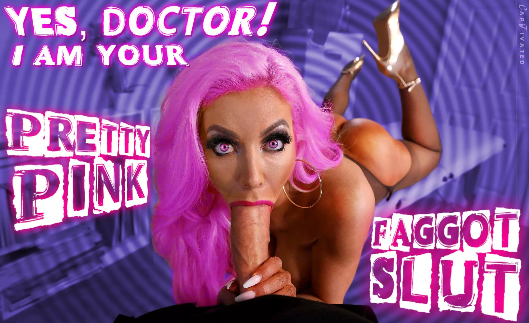 Any doctor with a cock that big can make me his hypnoslave any day! 💕💕💕