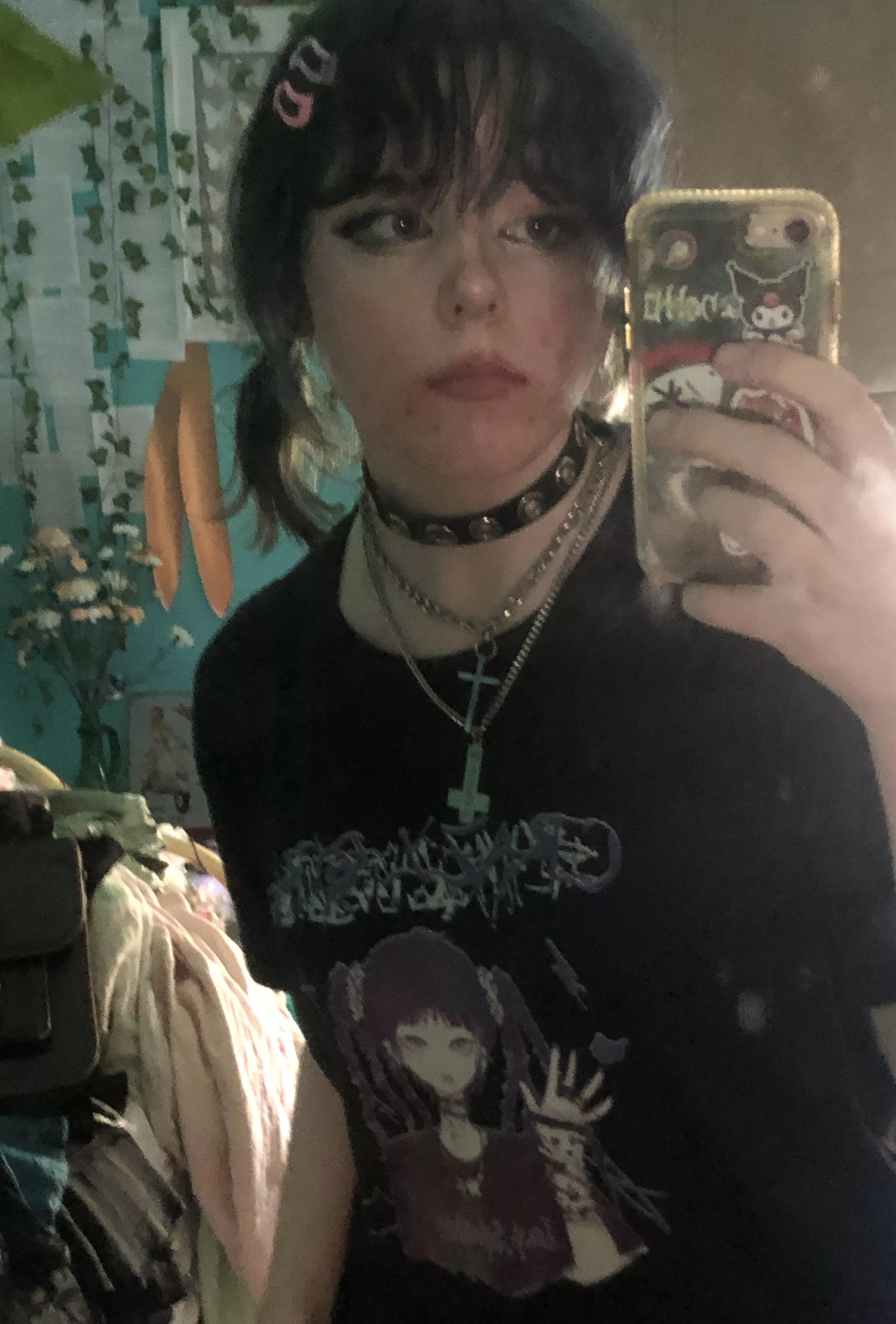 Blue hair I find cute :)