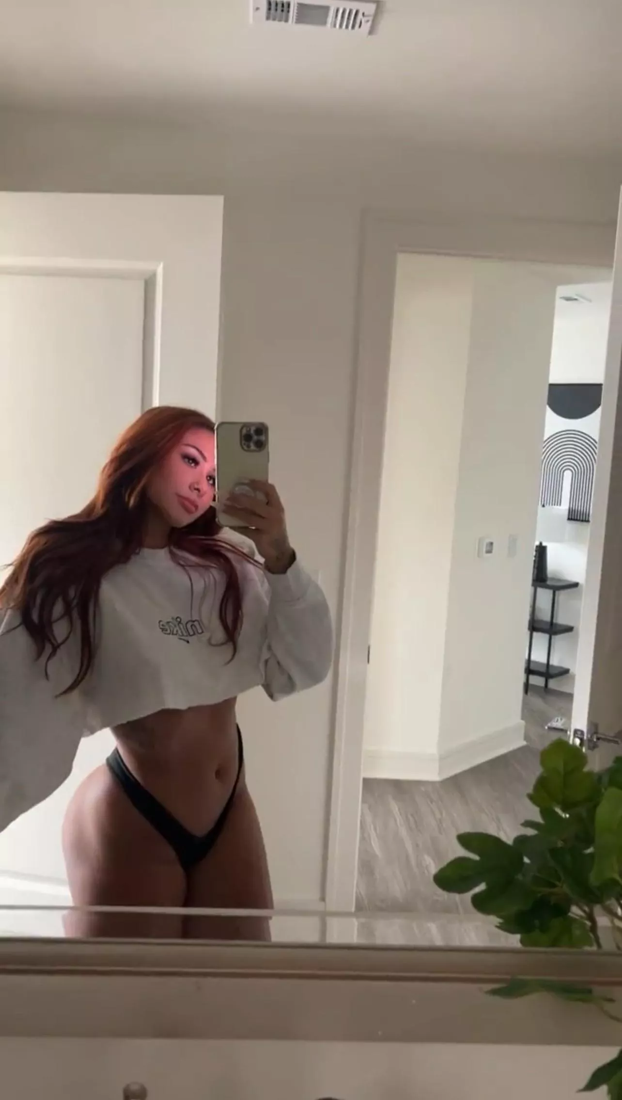 Busty in my crop top