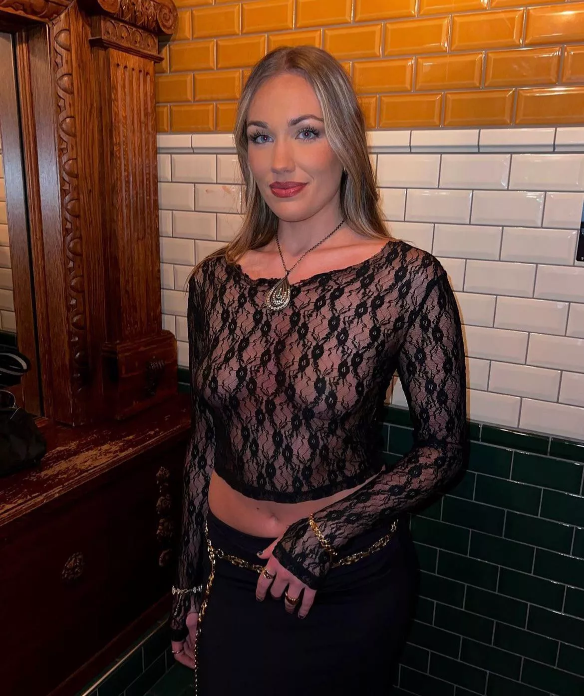 Cant get enough of sheer tops